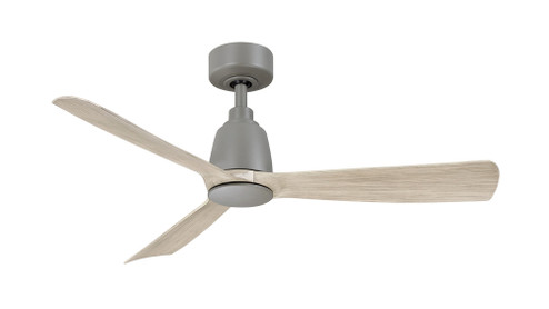 Kute 44 inch Indoor/Outdoor Smart Ceiling Fan - Antique Graphite with Light Oak blades (90|FPD8547AGP)