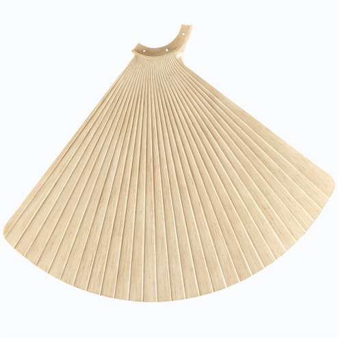 TriAire 52 inch Indoor/Outdoor Pleated Ceiling Fan Blade Set of 3 - Natural (90|BPW8565NW)