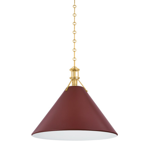 Painted No. 2 Pendant (57|MDS352L-AGB/CRN)