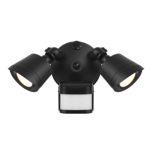 LED 3CCT Motion Sensored Double Flood Light in Black (128|4-FLOOD-MS-A2-3CCT-BK)