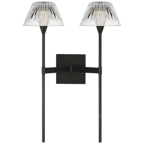 Blaze 19'' 2 Light Tail Sconce (279|WF 2003BZ-CC)