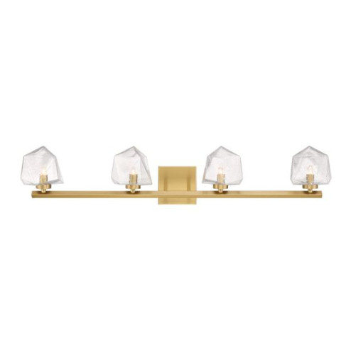 Castello 4-Light Bathroom Vanity Light in Warm Brass (128|8-1239-4-322)