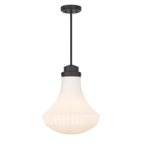 Bartlet 1-Light Pendant in Matte Black (128|7-0108-1-89)