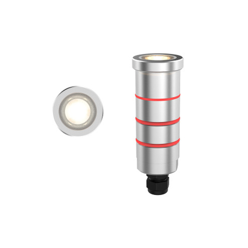 1IN INDICATOR 120-277V 3000K SMALL ROUND (1357|RM-1011-30-SS)