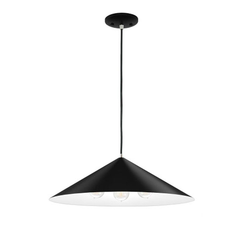 Conos 24'' 3-Light Cone Pendant (254|NSH-8946-MBWT)