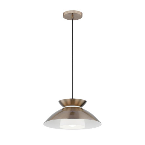 Noreen 14'' 1-Light Pendant (254|FSN-4187-OPAL-BRSS)