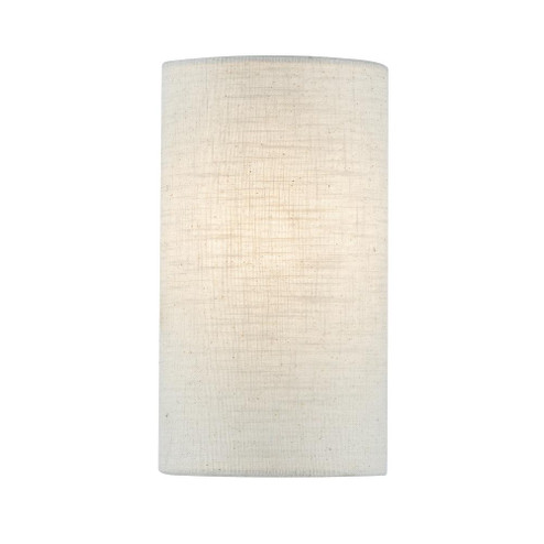 ADA Small Cylinder Fabric Wall Sconce (254|FAB-5945-CREM)