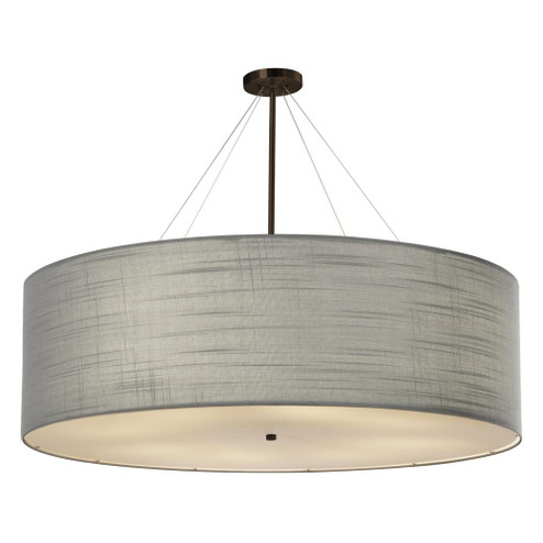 Classic 48” LED Drum Pendant (254|FAB-9597-GRAY-DBRZ-LED8-5600)