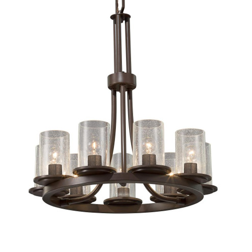 Dakota 9-Light Ring LED Chandelier (254|FSN-8766-10-SEED-DBRZ-LED9-6300)