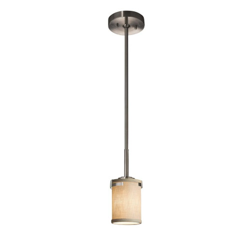 Atlas 1-Light LED Mini-Pendant (254|FAB-8455-10-CREM-NCKL-LED1-700)