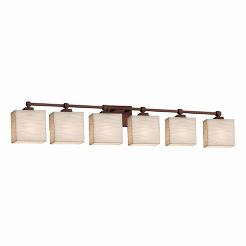 Tetra 6-Light Bath Bar (254|PNA-8426-55-WAVE-DBRZ)