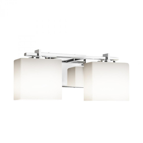 Era 2-Light Bath Bar (254|FSN-8442-55-OPAL-CROM)