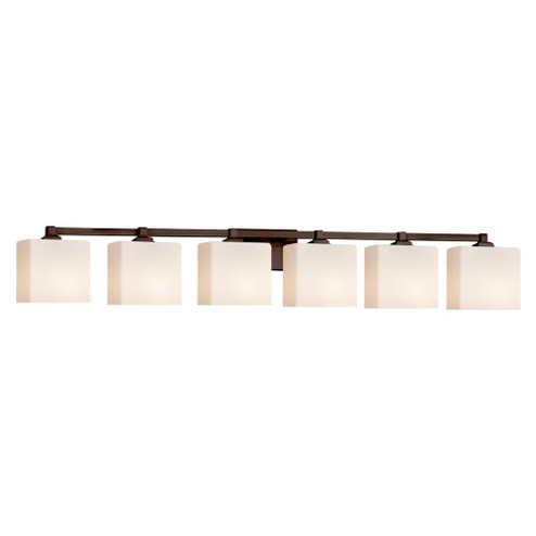 Regency 6-Light Bath Bar (254|FSN-8436-55-OPAL-DBRZ)