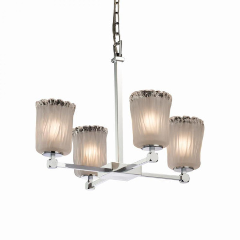 Tetra 5-Light Chandelier (254|GLA-8420-16-WTFR-CROM)