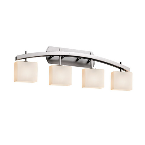 Archway 4-Light Bath Bar (254|FSN-8594-55-OPAL-NCKL)