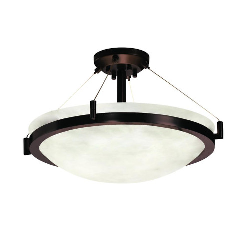 36'' LED Semi-Flush Bowl w/ Ring (254|CLD-9684-35-DBRZ-LED6-6000)