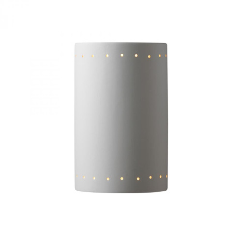 Large Cylinder w/ Perfs - Closed Top (Outdoor) (254|CER-1290W-BIS)