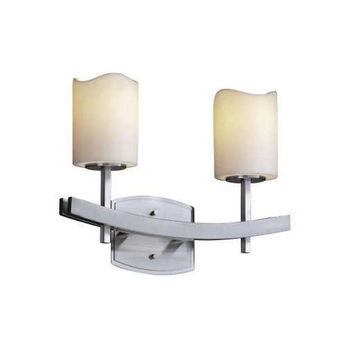 Archway 2-Light Bath Bar (254|CNDL-8592-14-AMBR-NCKL)