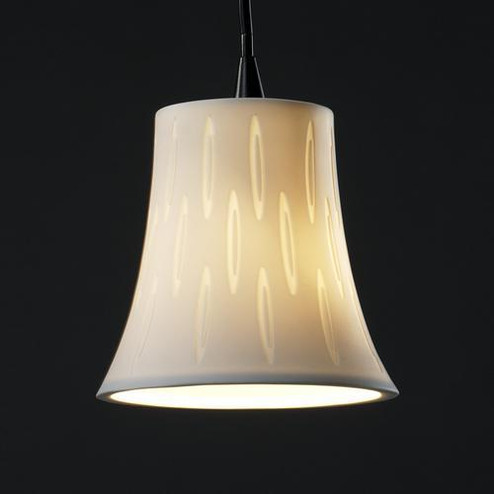 Mini 1-Light Pendant (254|POR-8815-10-WFAL-MBLK-RIGID)