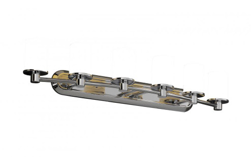 Rondo 6-Light Bath Bar (254|POR-8516-10-PLET-NCKL)