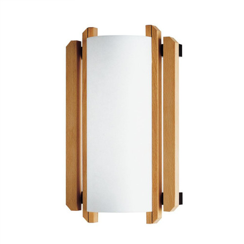 Trommel Beech Wood Wall Sconce (ADA) (254|DOM-8309)