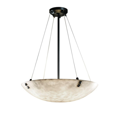 24'' Pendant Bowl w/ CONCENTRIC CIRCLES FINIALS (254|CLD-9662-35-NCKL-F6)