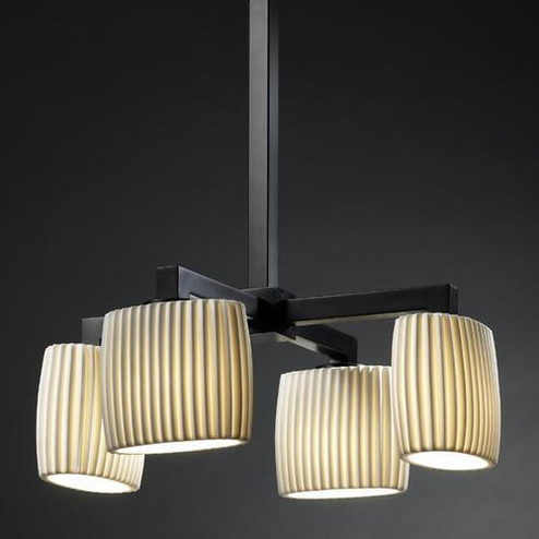 Modular 4-Downlight Chandelier (254|POR-8920-10-PLET-NCKL)