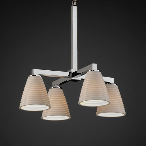 Modular 4-Downlight Chandelier (254|POR-8920-10-BANL-NCKL)