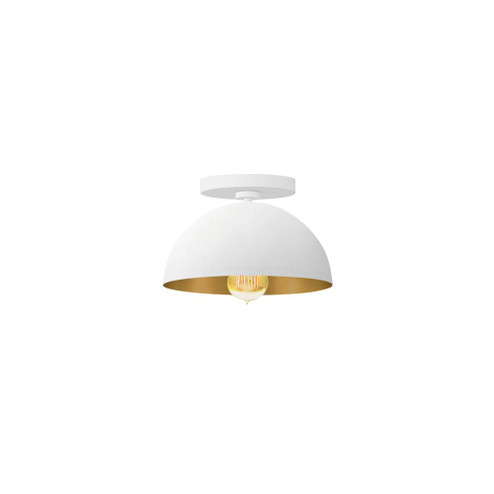 Elias 9'' 1-Light Dome Semi-Flush (254|NSH-9849-MTGD)