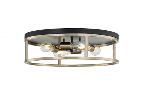 Knox Round 4-Light Flush-Mount (254|NSH-4487-MBBR)