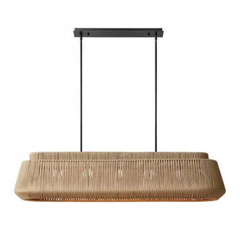 Nido 54'' Natural Rope Linear Pendant (254|ECO-8299-MBLK)