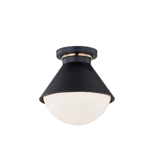 Ravelle Medium Outdoor Semi-Flush (254|FSN-7689W-OPAL-MBBR)