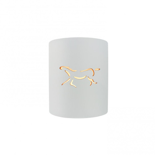 Sun Dagger Small Cylinder - Open Top & Bottom (Outdoor) (254|CER-9010W-WHT-HRSE)