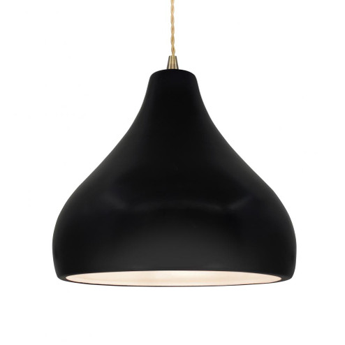 Large Droplet 1-Light Pendant (254|CER-6565-CRB-ABRS-BEIG-TWST)