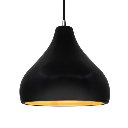 Large Droplet 1-Light Pendant (254|CER-6565-CBGD-NCKL-BKCD)
