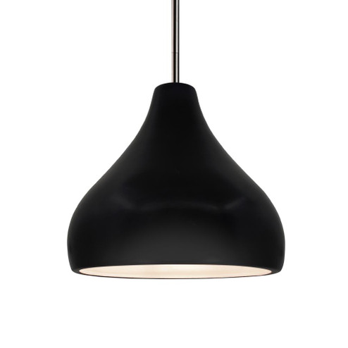 Medium Droplet 1-Light Pendant (254|CER-6563-CRB-NCKL-RIGID)