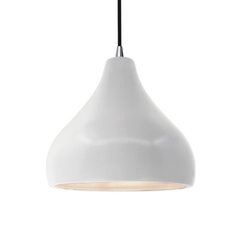 Medium Droplet LED Pendant (254|CER-6563-BIS-NCKL-BKCD-LED1-700)