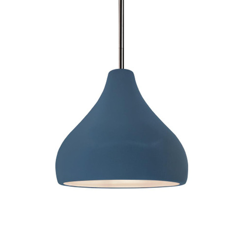 Small Droplet 1-Light Pendant (254|CER-6560-MID-NCKL-RIGID-LED1-700)