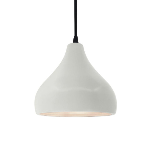 Small Droplet 1-Light Pendant (254|CER-6560-MAT-MBLK-BKCD)