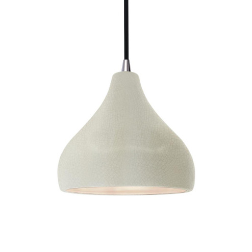 Small Droplet LED Pendant (254|CER-6560-CRK-NCKL-BKCD-LED1-700)