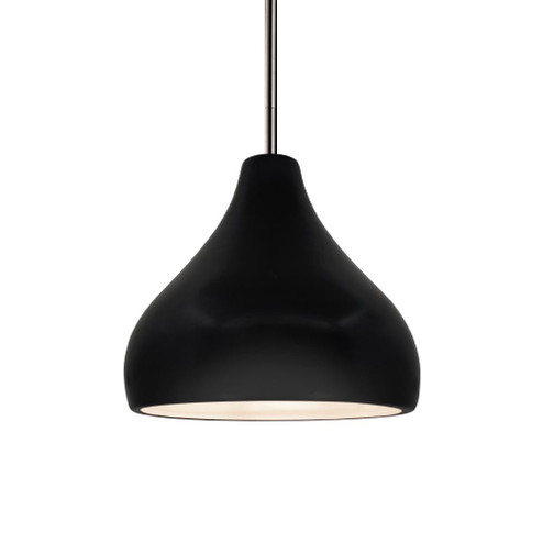 Small Droplet 1-Light Pendant (254|CER-6560-CRB-NCKL-RIGID)