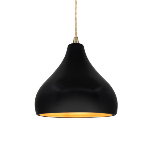 Small Droplet 1-Light Pendant (254|CER-6560-CBGD-ABRS-BEIG-TWST-LED1-700)