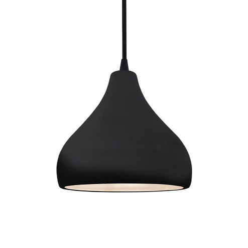 Small Droplet LED Pendant (254|CER-6560-BLK-MBLK-BKCD-LED1-700)