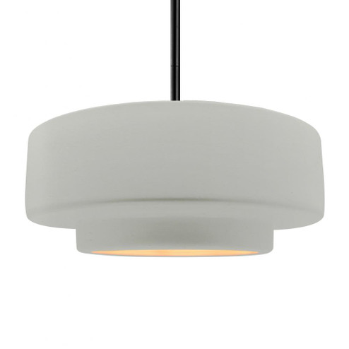 Large Tier 1-Light Pendant (254|CER-6545-MTGD-MBLK-RIGID)