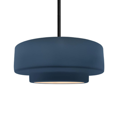 Large Tier 1-Light Pendant (254|CER-6545-MID-MBLK-RIGID)