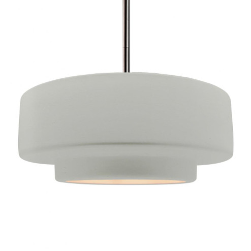Large Tier 1-Light Pendant (254|CER-6545-MAT-NCKL-RIGID)
