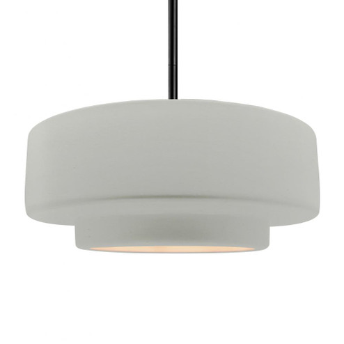 Large Tier 1-Light Pendant (254|CER-6545-MAT-MBLK-RIGID)