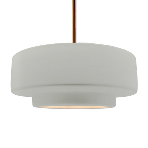 Large Tier 1-Light Pendant (254|CER-6545-MAT-BRSS-RIGID)
