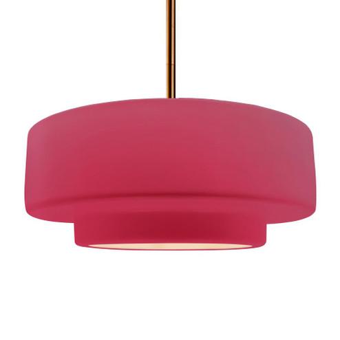 Large Tier 1-Light Pendant (254|CER-6545-CRSE-BRSS-RIGID-LED1-700)