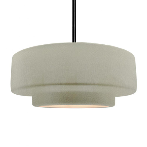 Large Tier 1-Light Pendant (254|CER-6545-CKC-MBLK-RIGID)